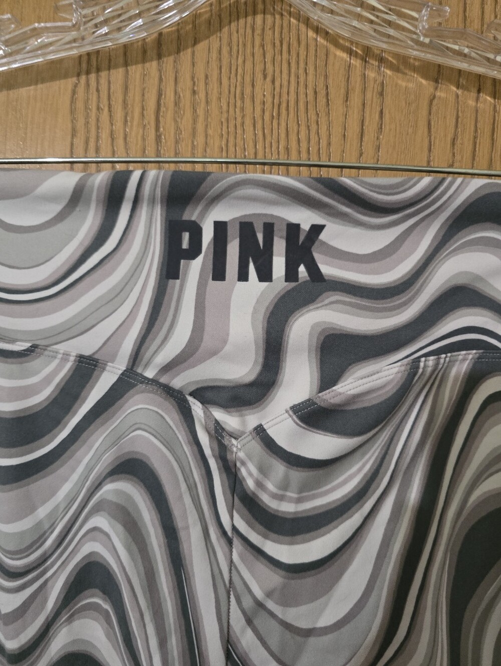 PINK Victoria's Secret Women's Gray Swirl Leggings
